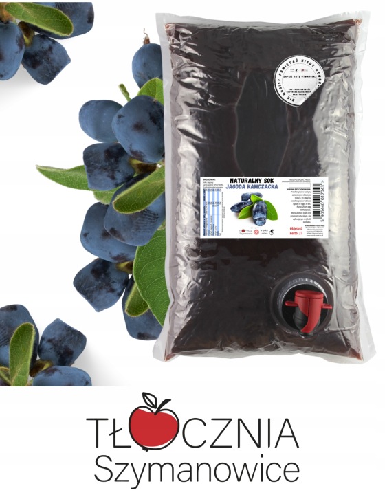 100 % šťava z kamčatskej čučoriedky NFC 2 l | Tłocznia Szymanowice